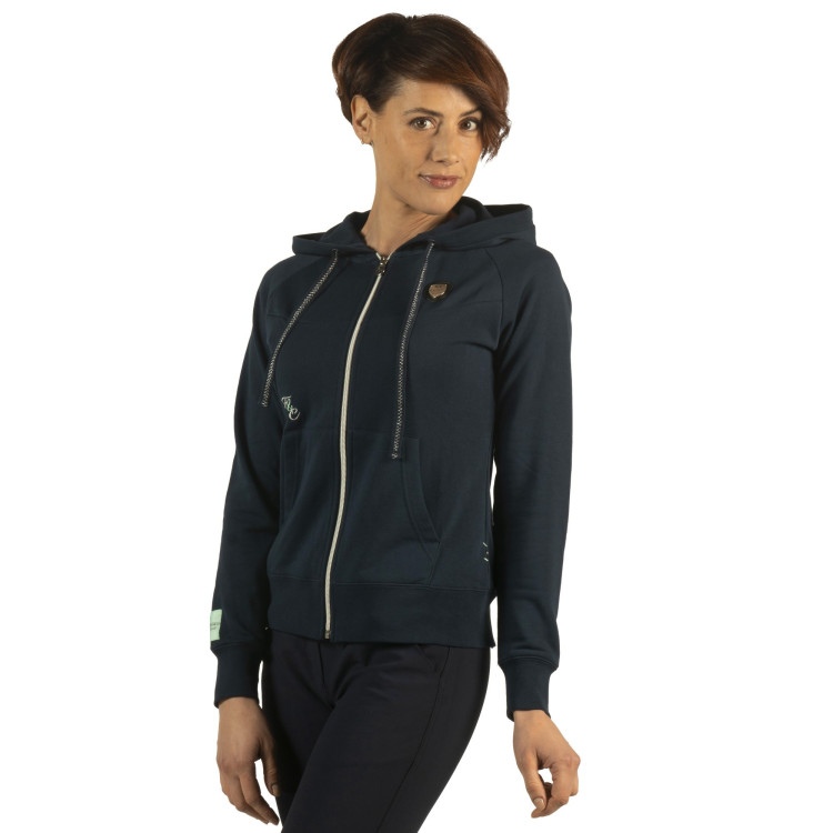 Sudadera con cremallera para mujer Naousa Flags & Cup
