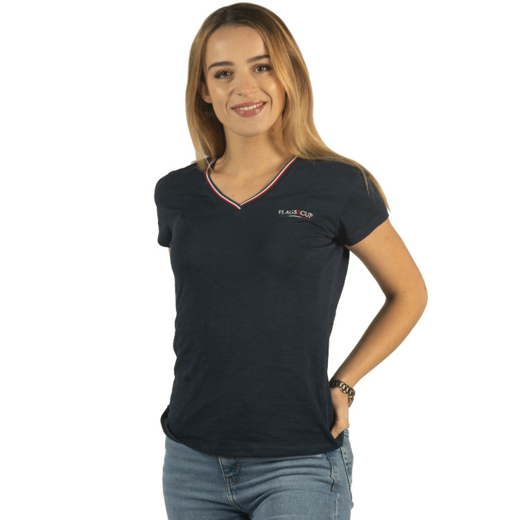 Camiseta mujer France Collection Flags & Cup Camiseta mujer France Collection Flags & Cup