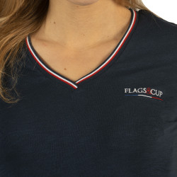 Camiseta mujer France Collection Flags & Cup Camiseta mujer France Collection Flags & Cup
