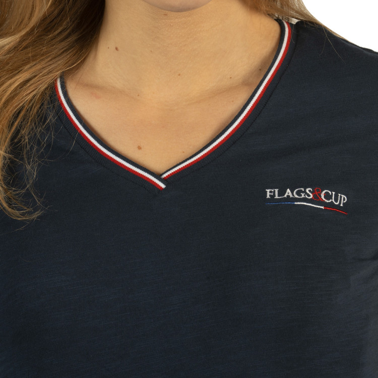 Camiseta mujer France Collection Flags & Cup Camiseta mujer France Collection Flags & Cup