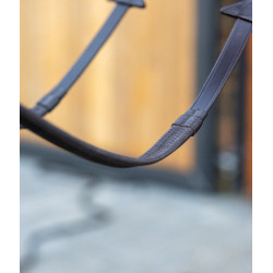 Riendas de goma LeMieux Marrón / plata Riendas de goma LeMieux Marrón / plata