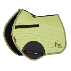 Mantilla Mini LeMieux Suede Jump Square Kiwi Kaki