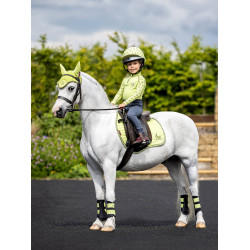 Mantilla Mini LeMieux Suede Jump Square Kiwi Kaki