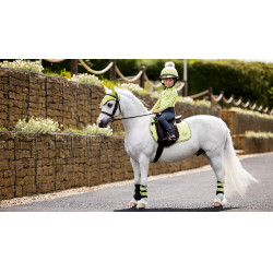 Mantilla Mini LeMieux Suede Jump Square Kiwi Kaki