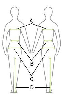 Schéma taille vetement equitation ekkia